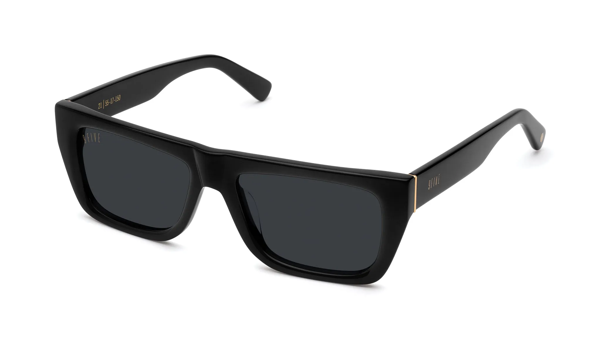 9FIVE 212 Loc Black Sunglasses