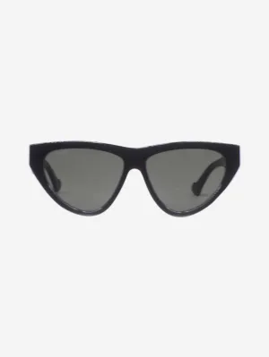 Black cat-eye sunglasses