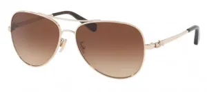 Coach Pilot Non-Polarized Sunglasses - Light Gold/Brown Gradient