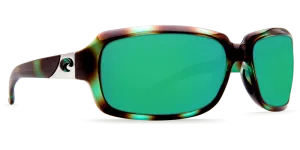 Costa Del Mar Isabela Sunglasses - Shiny Seagrass/Green Mirror 580P