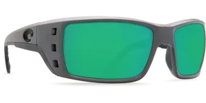 Costa Del Mar Permit Sunglasses - Matte Gray / Green Mirror 580G