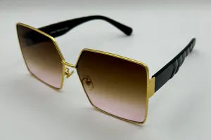 DIDI | Gold | Brown Pink Gradient Lens