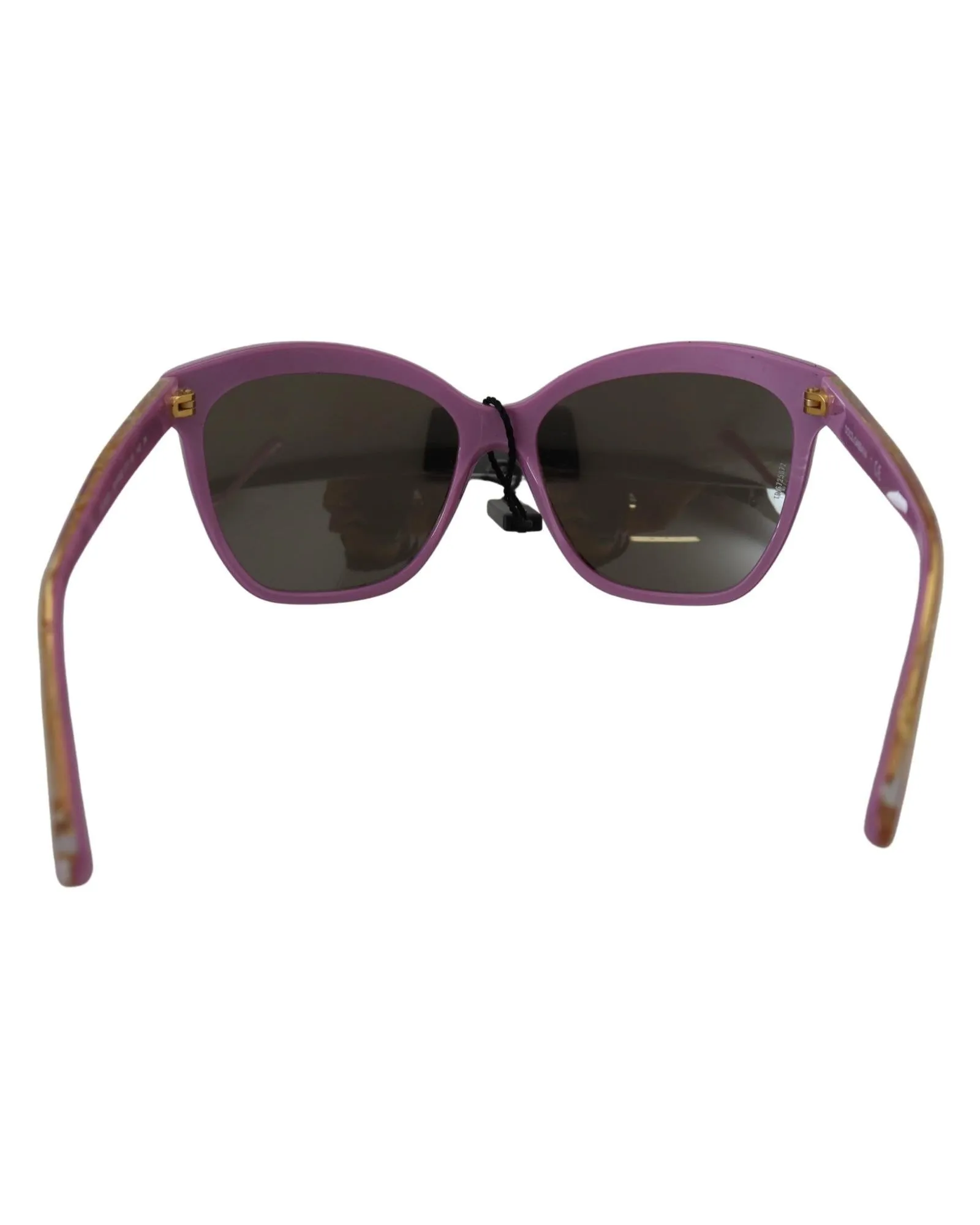 Dolce & Gabbana DG 4294 Cat Eye Sunglasses - Purple with Gold Flakes