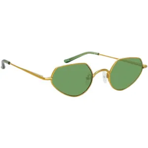 Dries Van Noten Ladies Cat Eye Green Sunglasses DVN176C5SUN