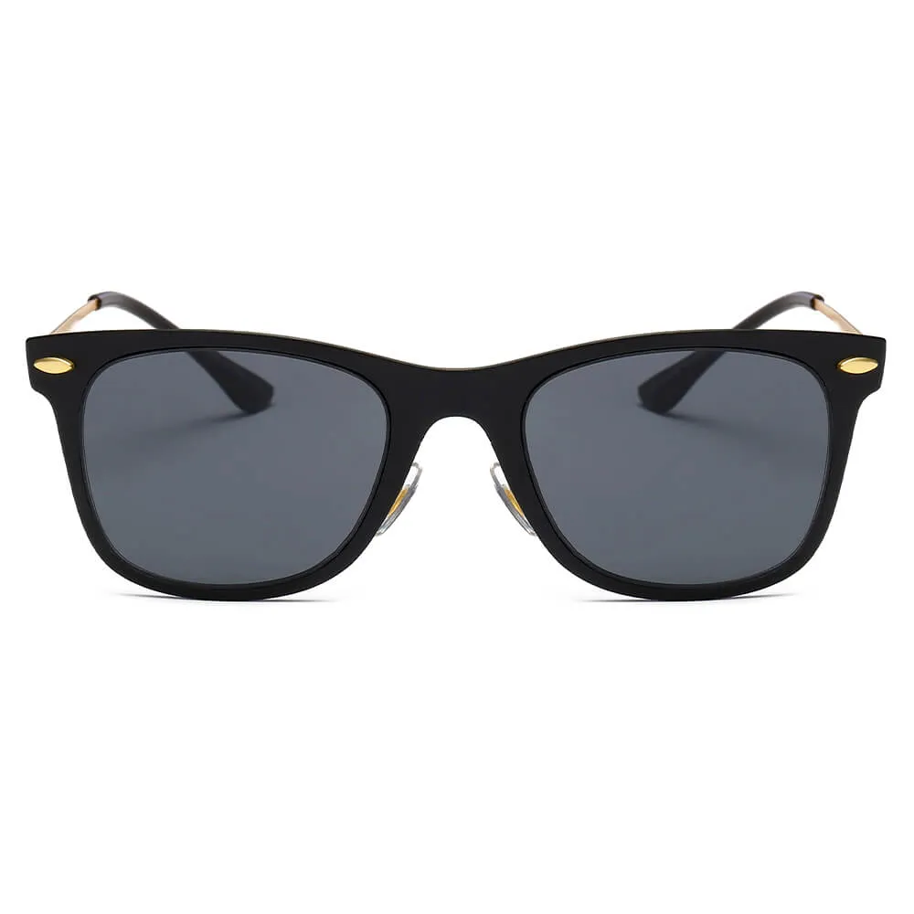 DUGALD | Horn Rim Rectangle Sunglasses