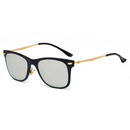 DUGALD | Horn Rim Rectangle Sunglasses