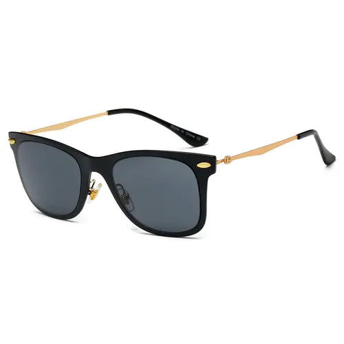 DUGALD | Horn Rim Rectangle Sunglasses