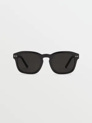 Earth Tripper Sunglasses - Gloss Black/Gray