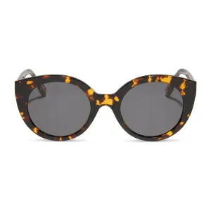 EMMY - DARK TORTOISE   GREY SUNGLASSES