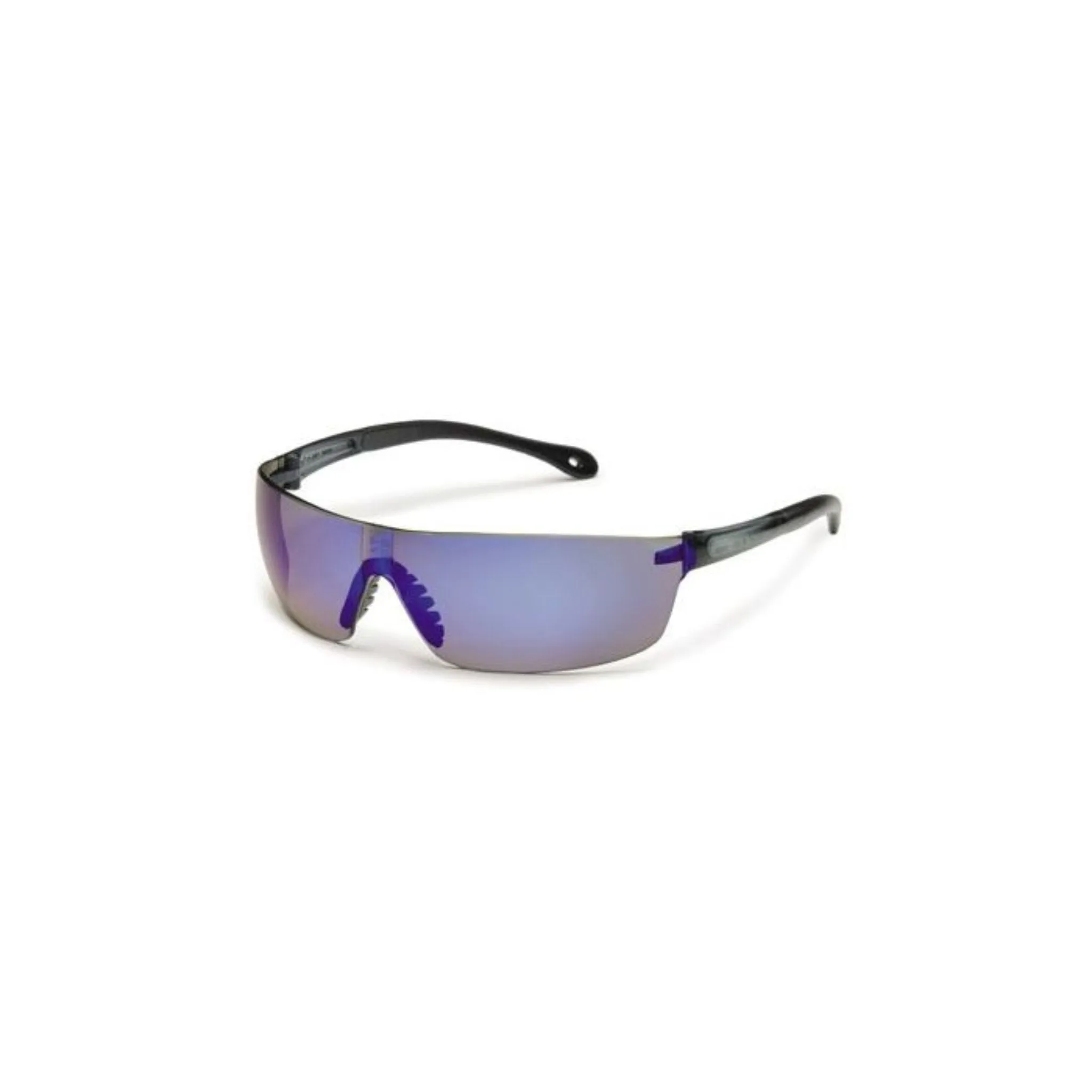 Gateway Safety 449M Starlite Squared Safety Glasses, ANSI Z87.1  CSA Z94.3, Gray Temple, Blue Mirror Lens, 1 Pair