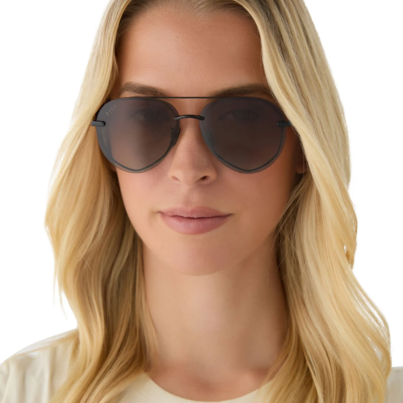 LENOX XS - BLACK   BLACK TEMPLE TIPS   BROWN GRADIENT   POLARIZED SUNGLASSES