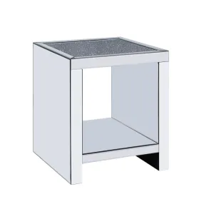 Malish - End Table - Mirrored