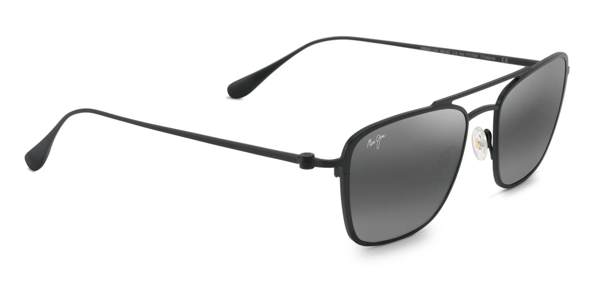 Maui Jim Ebb & Flow Sunglasses - Black Matte/Neutral Grey #542-2M