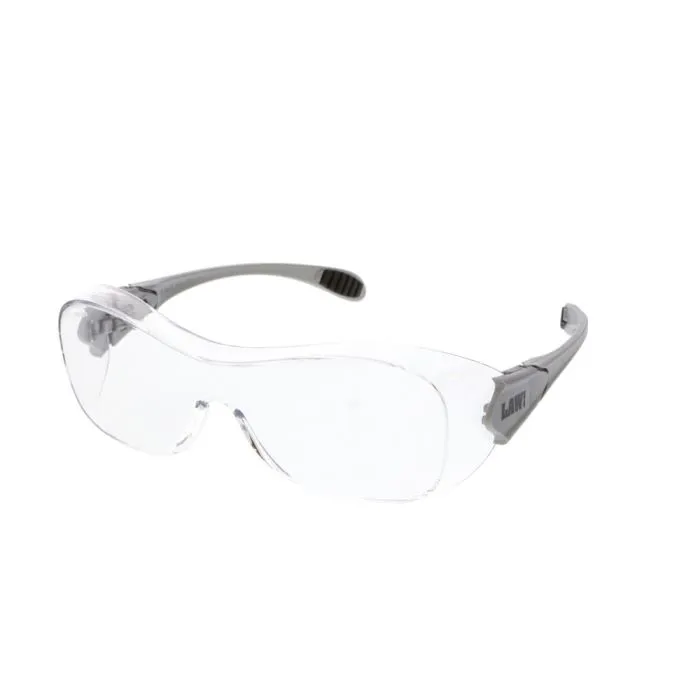 MCR Safety Law OTG OG110AF Anti-Fog Lens Over The Glass Safety Glasses, Clear, 1 Each