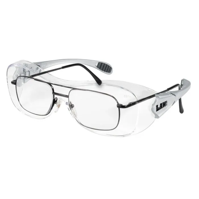 MCR Safety Law OTG OG110AF Anti-Fog Lens Over The Glass Safety Glasses, Clear, 1 Each