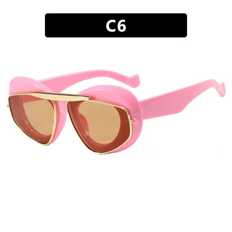 Pre Order:  Chunky Wing Aviator Cat Eye Sunglasses