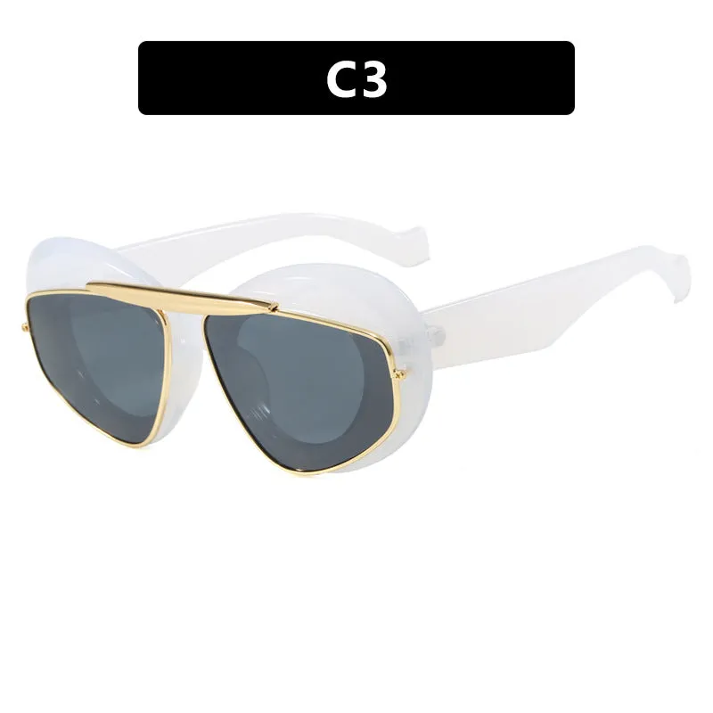 Pre Order:  Chunky Wing Aviator Cat Eye Sunglasses