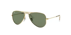 Ray-Ban Junior Aviator Non-Polarized Sunglasses - Arista/Dark Green