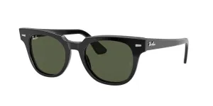 Ray-Ban Meteor Classic Non-Polarized Sunglasses - Black/G-15 Green