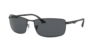 Ray-Ban RB3498 Polarized Sunglasses - Matte Black/Gray