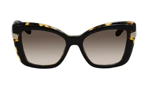 Salvatore Ferragamo Women Black-Havana Sunglasses SF_814S_006_54mm