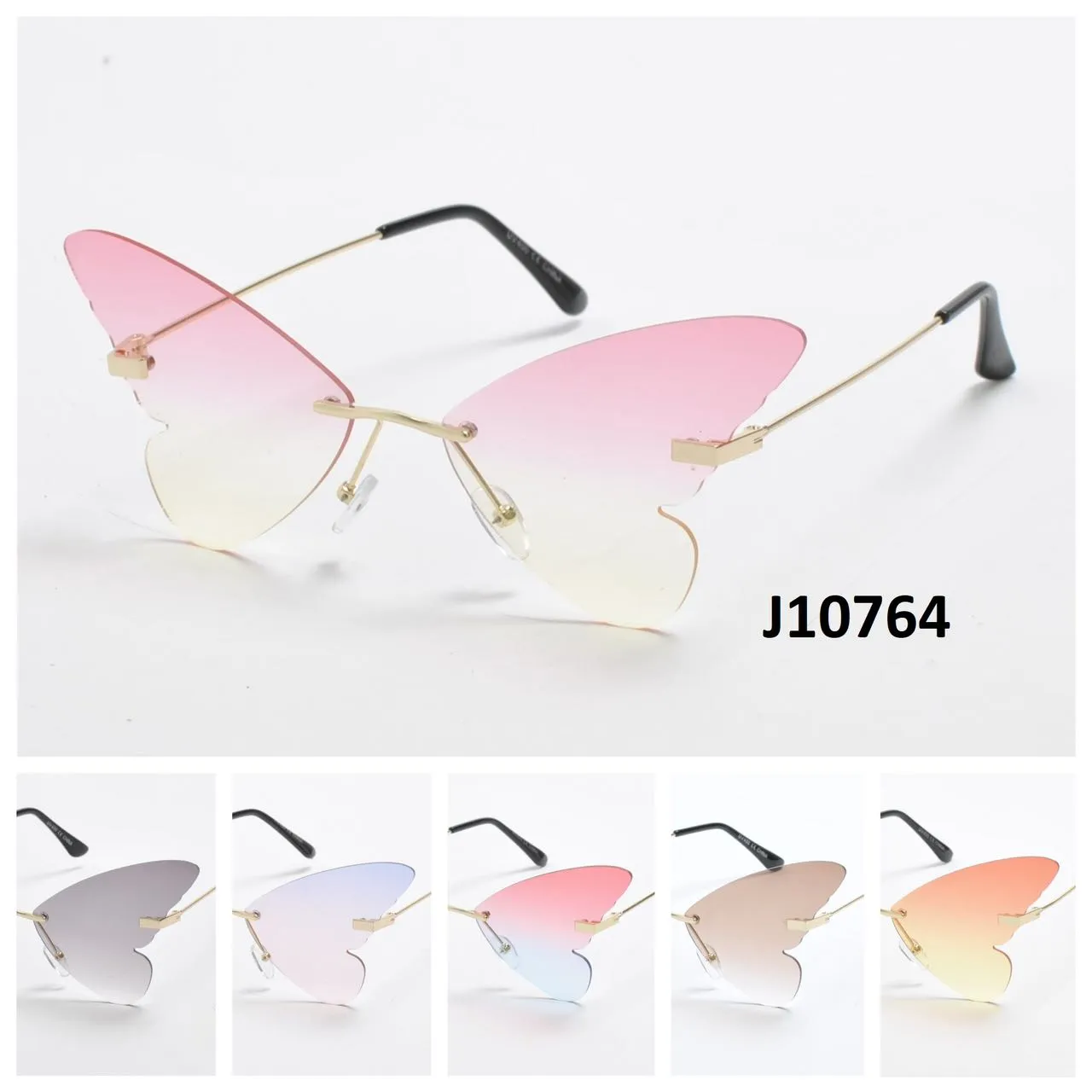 Wholesale Sunglasses Plastic Frame J10764